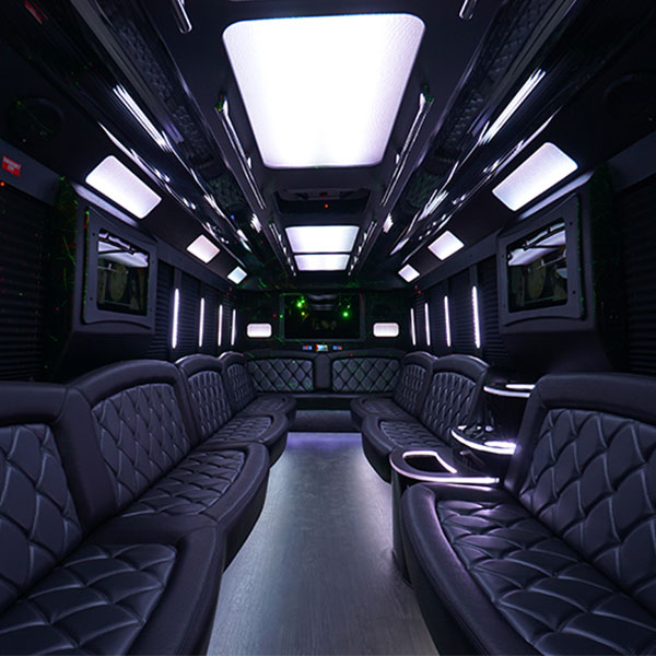 party bus interior